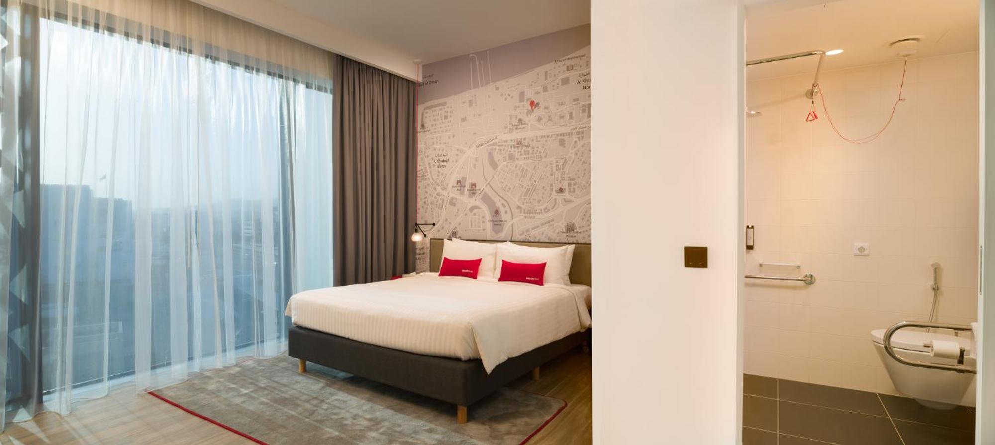 Zimmer mit Kingsize-Bett - barrierefrei
